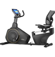 Велотренажер горизонтальний електромагнітний Gymtek XBR6000 чорно-золотистий