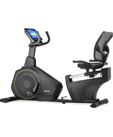Велотренажер горизонтальний електромагнітний Gymtek XBR6000 чорно-золотистий