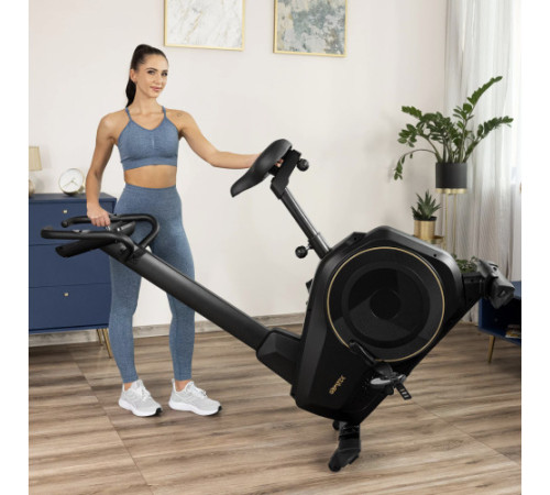 Велотренажер електромагнітний Gymtek XB6000, чорно-золотистий