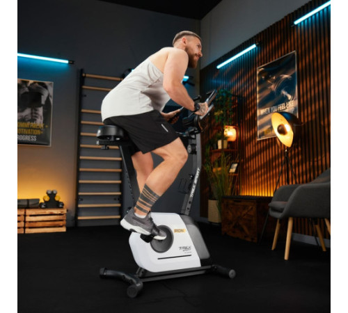 Велотренажер магнітний Trex Sport TX-500MB IRON білий