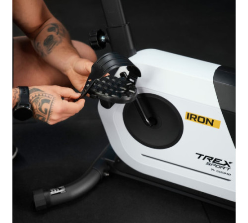Велотренажер магнітний Trex Sport TX-500MB IRON білий