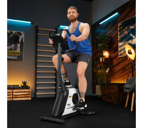 Велотренажер магнітний Trex Sport TX-500MB IRON білий