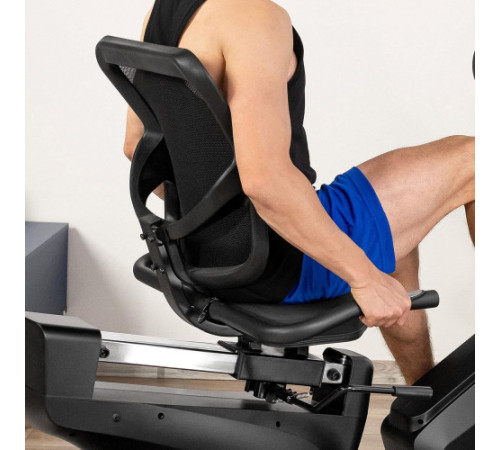 Велотренажер горизонтальний електромагнітний Gymtek XBR6000, синій