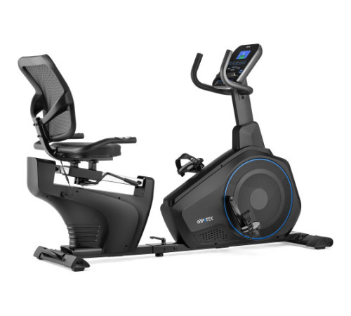 Велотренажер горизонтальний електромагнітний Gymtek XBR6000, синій