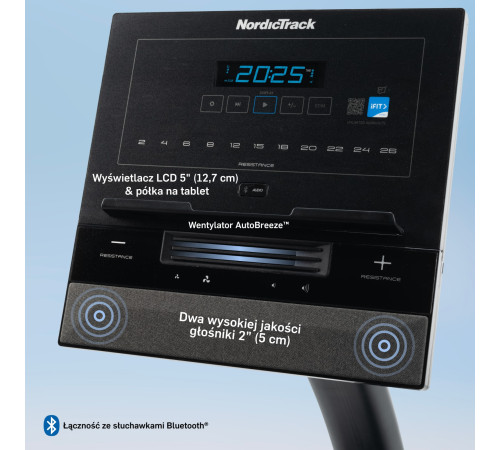 Велотренаржер горизонтальний магнітний NORDICTRACK G LE, чорний