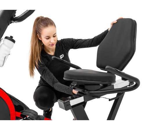 Горизонтальний велотренажер Hop-Sport HS-060L Pulse 2020 червоний Горизонтальний велотренажер Hop-Sport HS-060L Pulse 2020 червоний