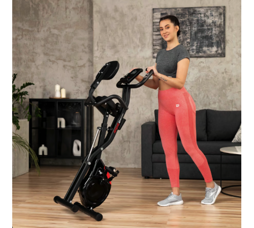 Велотренажер Hop-Sport HS-3030X Apeks X-Bike чорний