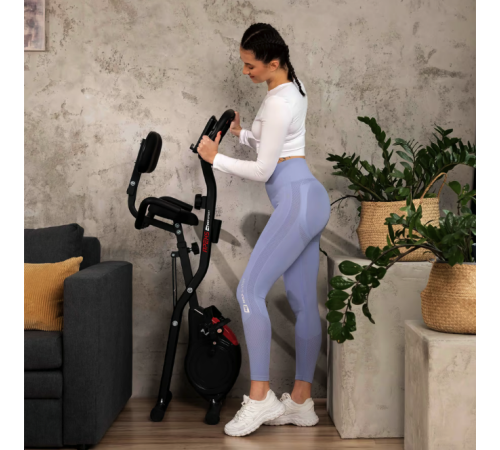 Велотренажер Hop-Sport HS-3030X Apeks X-Bike чорний