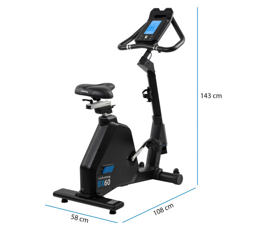 Велотренажер Cardiostrong BX60 Comfort, чорний