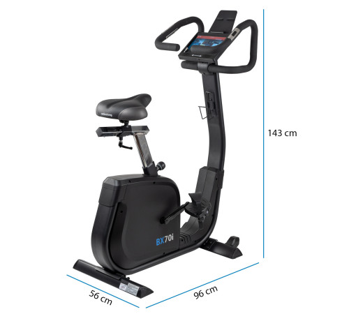 Велотренажер Cardiostrong BX70i Touch, чорний