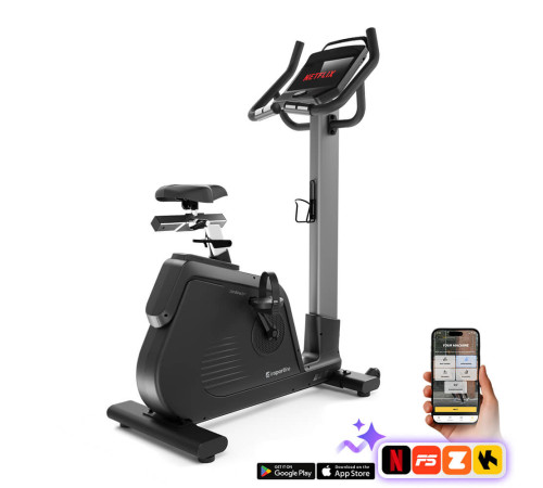 Велотренажер магнітний Bike inSPORTline ZenBike 600, чорний