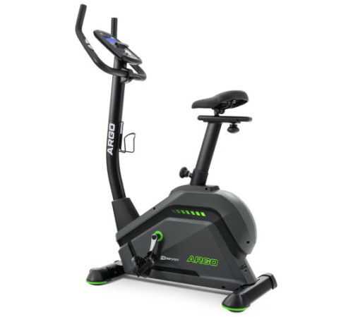 Велотренажер електромагнітний Hop-Sport HS-120H Argo чорно-зелений