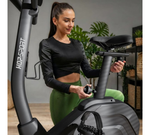 Велотренажер електромагнітний Hop-Sport HS-120H Argo чорний