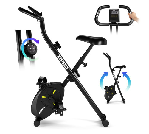 Велотренажер Zipro Eclipse X чорний