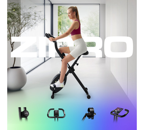 Велотренажер Zipro Eclipse X чорний