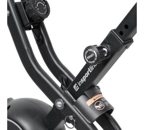 Велотренажер механічний inSPORTline Xbike Lite 29821, чорний