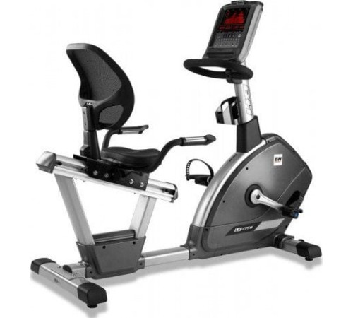 Велотренажер горизонтальний електромагнітний BH Fitness LK7750LED чорно-сірий