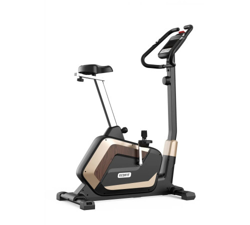 Велотренажер магнітний EcoFit E‑83700 чорно-коричневий
