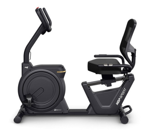 Велотренажер горизонтальний Hop-Sport HS-5000L Ranker чорно-золотистий