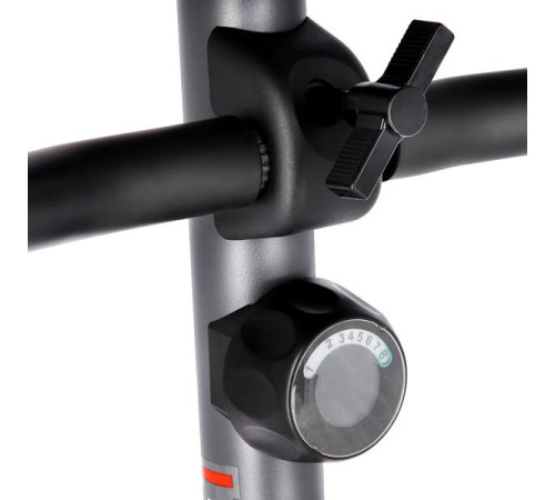 Велотренажер магнітний HMS M9239 PRIME сіро-помаранчевий