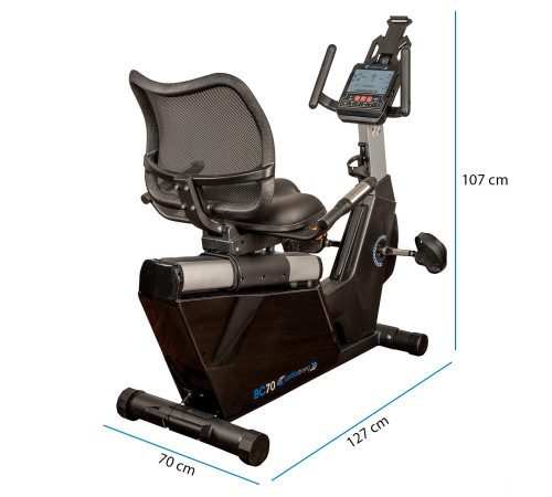 Велотренажер Cardiostrong BC70, чорний