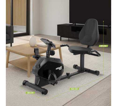 Велотренажер горизонтальний VIRTUFIT RB100