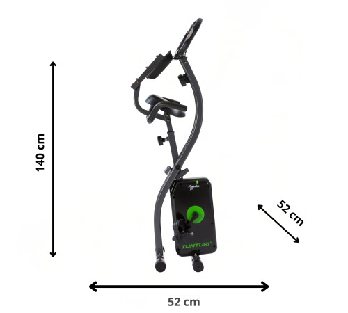 Велотренажер Tunturi Cardio Fit B25 X-Bike, чорний