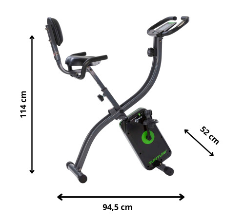 Велотренажер Tunturi Cardio Fit B25 X-Bike, чорний
