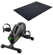 Велотренажер Tunturi Cardio Fit M40 з захисним килимком 100 х 70 см