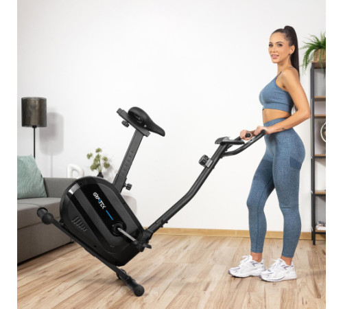 Велотренажер магнітний Gymtek XB1000, чорно-синій