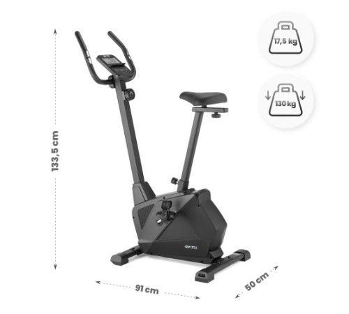 Велотренажер магнітний Gymtek XB1300, чорний