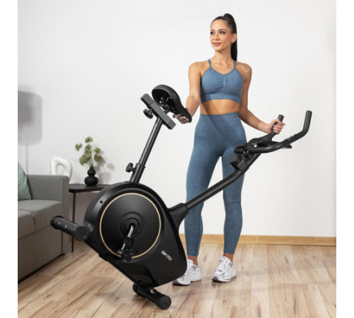 Велотренажер магнітний Gymtek XB1400, чорно-золотистий