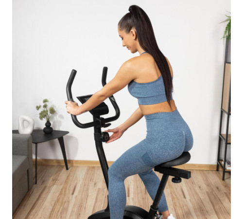 Велотренажер магнітний Gymtek XB1400, чорно-золотистий
