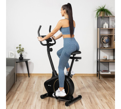 Велотренажер магнітний Gymtek XB1400, чорно-золотистий