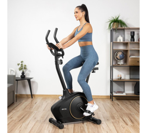 Велотренажер магнітний Gymtek XB1400, чорно-золотистий
