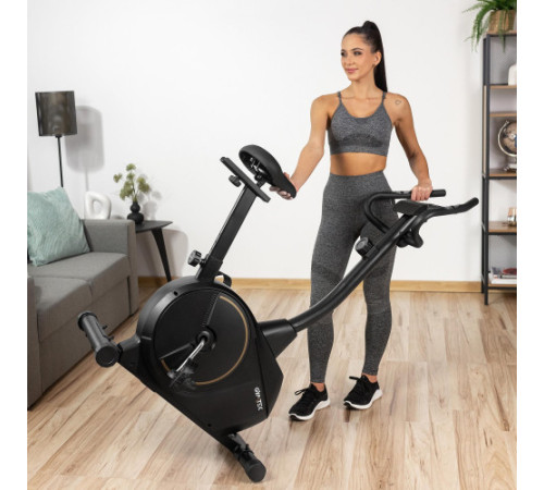 Велотренажер магнітний Gymtek XB1500, чорно-золотистий