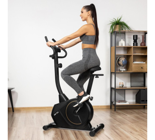 Велотренажер магнітний Gymtek XB1500, чорно-золотистий