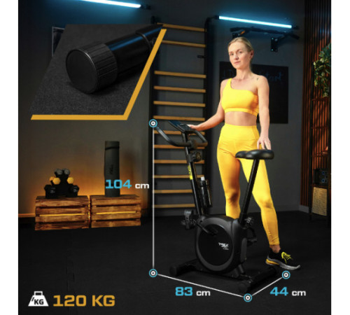 Велотренажер магнітний Trex Sport TX-350MB RIZE чорний