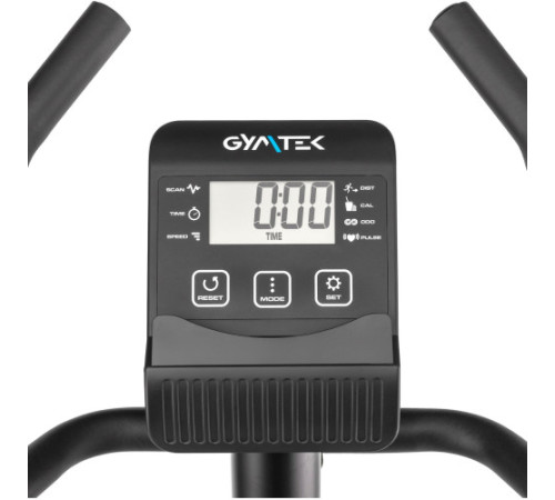 Велотренажер магнітний Gymtek XB1500, чорно-червоний