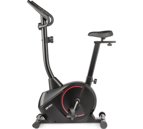 Велотренажер магнітний Gymtek XB1500, чорно-червоний