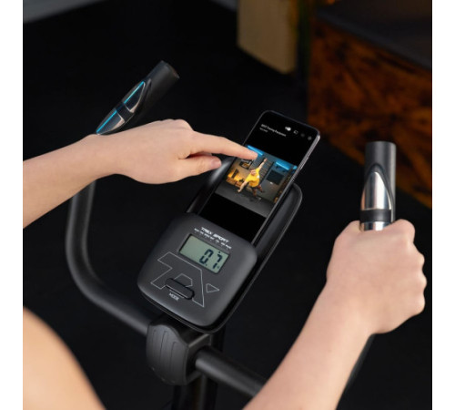 Велотренажер магнітний Trex Sport TX-350MB RIZE синій