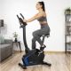 Велотренажер електромагнітний Gymtek XB1800, чорно-синій