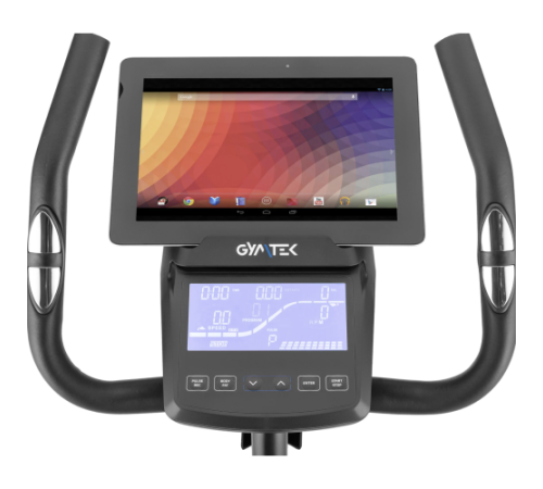 Велотренажер електромагнітний Gymtek XB1800, чорно-синій
