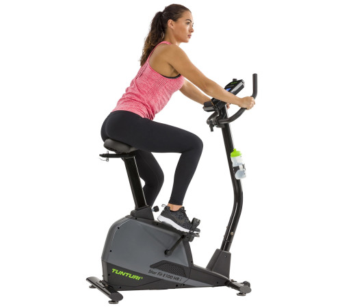 Велотренажер Tunturi Star Fit E100 HR i+ чорний