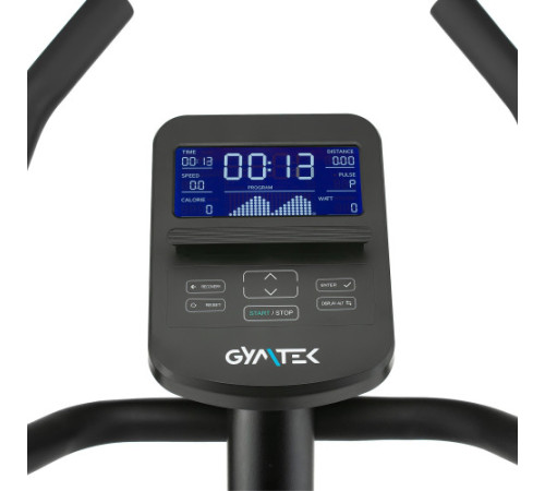 Велотренажер електромагнітний Gymtek XB2000, чорно-синій