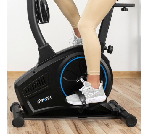 Велотренажер електромагнітний Gymtek XB2000, чорно-синій
