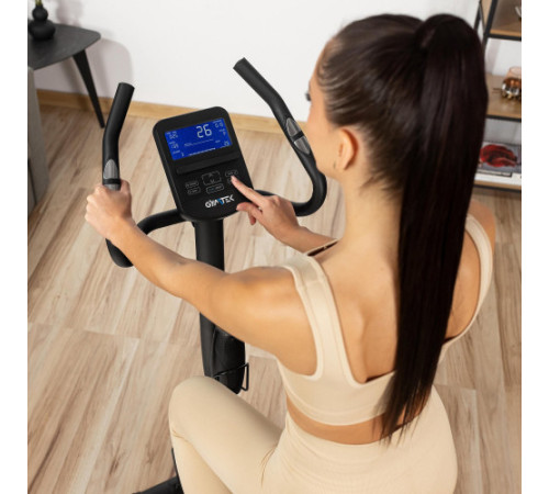 Велотренажер електромагнітний Gymtek XB2000, чорно-синій
