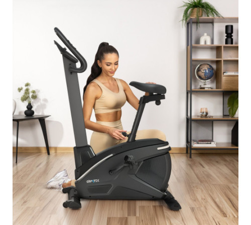 Велотренажер електромагнітний Gymtek XB2600, чорно-сріблястий