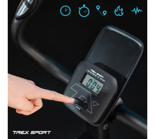 Велотренажер магнітний Trex Sport TX-400MB RECK сірий