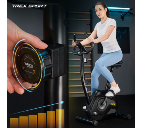 Велотренажер магнітний Trex Sport TX-400MB RECK сірий